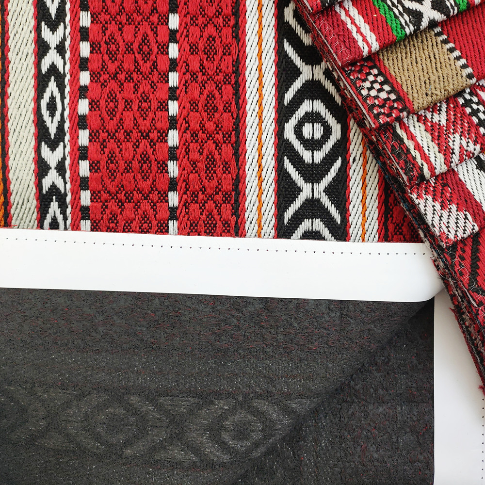 Fabraic tolg geoiméadrach geoiméadrach stríoc fabraic tolg jacquard sadu tolg 